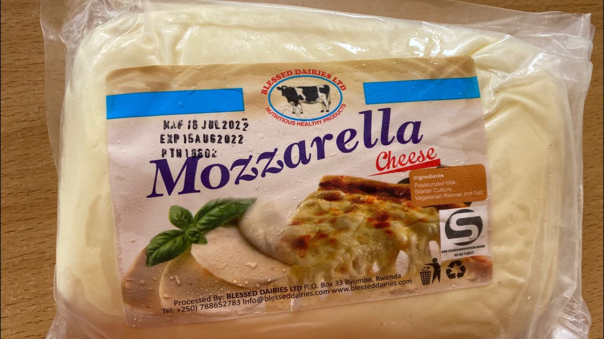 Mozzarella Cheese Blessed dairies kind